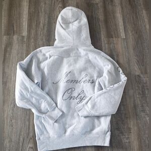 Greyson Men's Gray Cotton Members Only Hoodie Size M